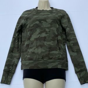 Lululemon Camo Scuba Crew
